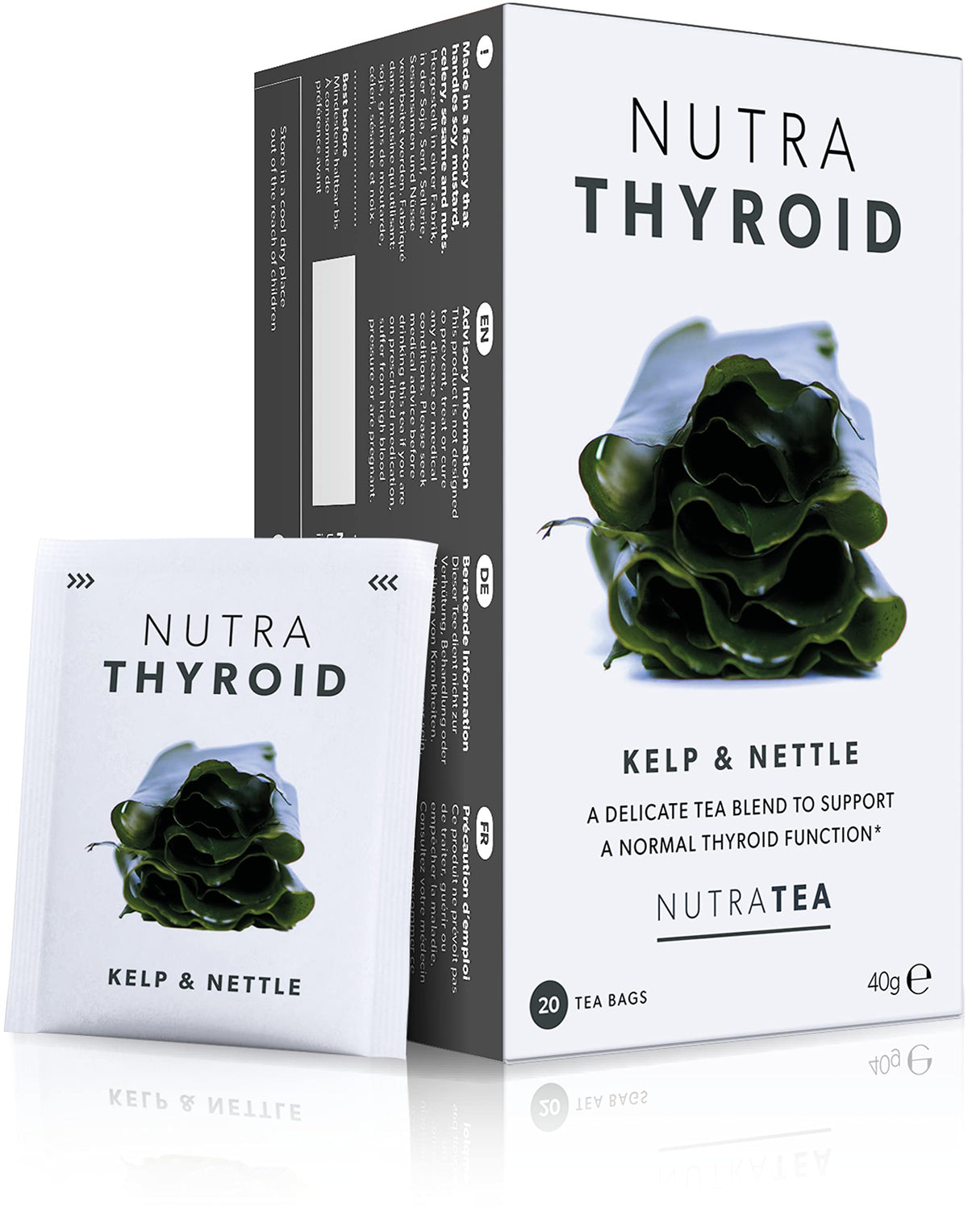 Infusion Nutra Tea – Ortie, Mélisse & Algues – 20 Sachets